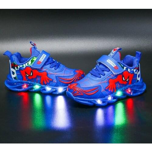 New Childrens Led Shoes Boys Lighted Sneakers Glowing Shoes for Kid Sneakers Boys Baby Sneakers