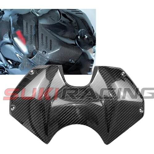 For Ducati Panigale V4 V4S 2018 2019 2020 Carbon Fiber Motorcycle Front Fuel Gas Tank Cover Protector Panigale V4 V4S