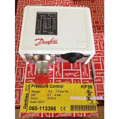 Pressure switch, KP35 Danfoss pressure switch. KP35 060-113391