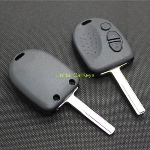 PINECONE for BUICK ROYAUM 3 BUttons Uncut Blade Blank Straight Keys ABS Shell Brass Blade 1PC WHOLESALE