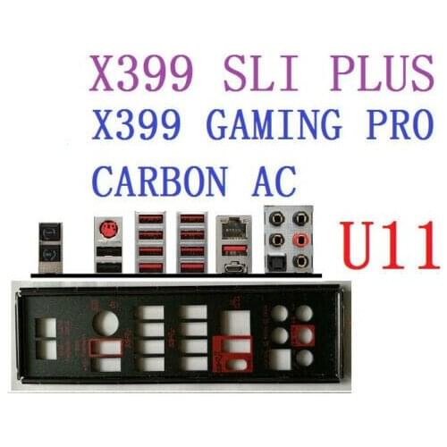 I/O IO SHIELD backplate for MSI X399 SLI PLUS X399 GAMING PRO CARBON AC
