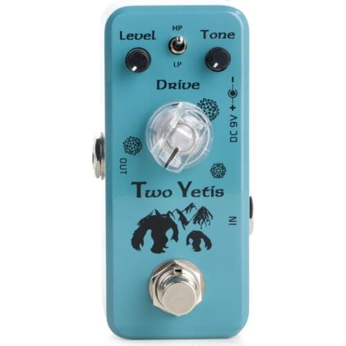 Movall MP-316 Two Yetis Ultimate Drive Overdrive Mini Guitar Effect Pedal True Bypass