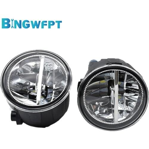 Fog Lamps For Infiniti For Nissan Juke Tiida X-Trail Rogue Cube Versa Murano Note Fog Lights 26150-8990B LED 12V
