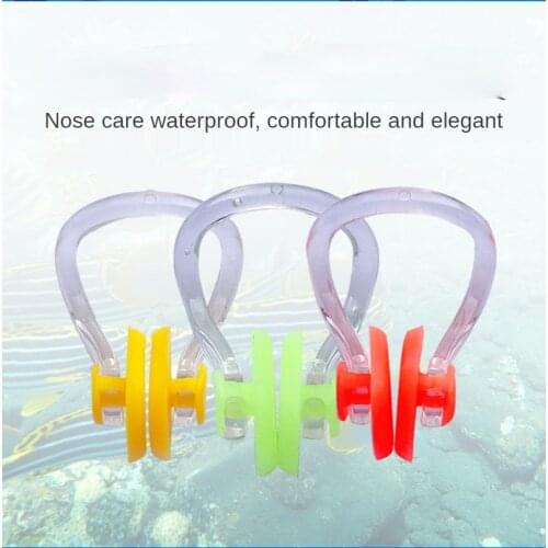 Silica Gel Swimming Watertight Nose Clip Swim Fitness Pool PC Nasal Splint
