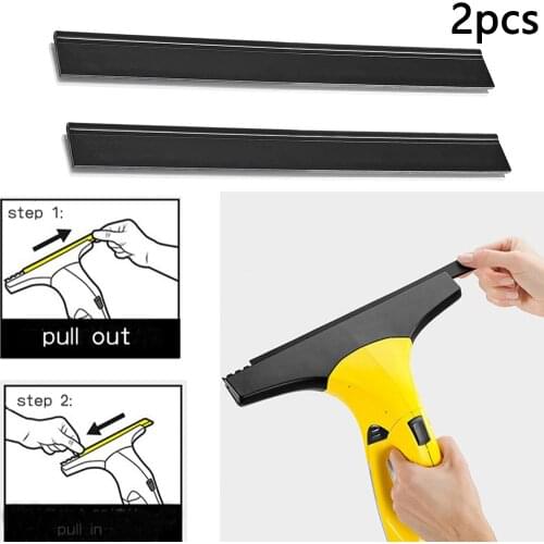 2PCS 280MM Replacement Pulling Lips Scraper For Karcher WV50 WV60 WV2 WV5 Scrapers Window Cleaning Accessories