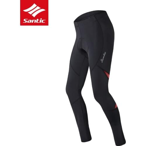 Santic Cycling Pants Spring Autumn Men MTB Road Bike Pants Breathable Reflective Bicycle Long Pants Cycling Trousers Ciclismo