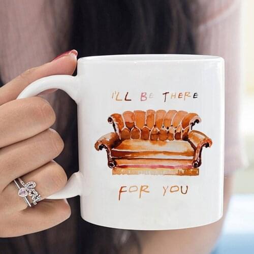 I Will Be There for You,in This House,we Are Frends Coffee Mug 11oz White Ceramic Milk Mug Friends /family Gift Mugs