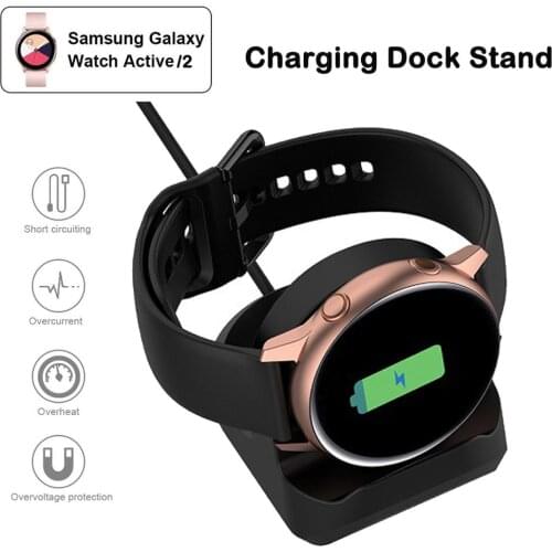 Charger Conversion Charging Dock Stand Bracket for Samsung Galaxy Active 2 40mm 44mm band Smart watch accessories Active2