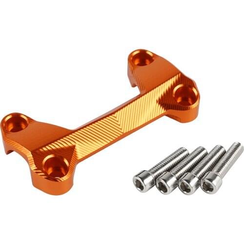 NICECNC Handlebar Clamp For KTM DUKE 125 200 250 390 2013-2019 2018 2017 2016 2015 2014 CNC Orange Black Handle Bar Mount