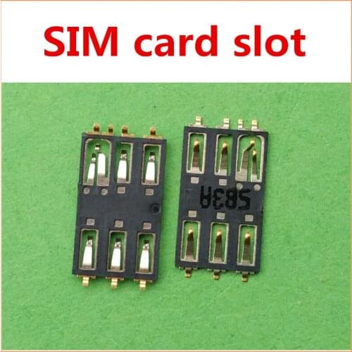 10pcs/lot NEW SIM Card Slot Reader Holder Connector SIM Card Socket for OPPO A31 A51 A33 A33M A33T