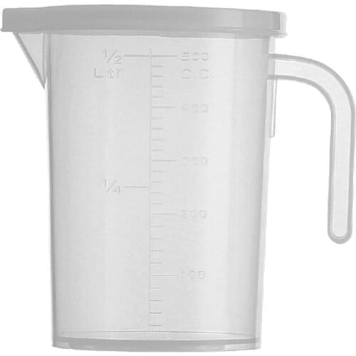 500/1000ml Clear Kitchen Liquid Scale Measuring Cup Graduated Beaker Utensil