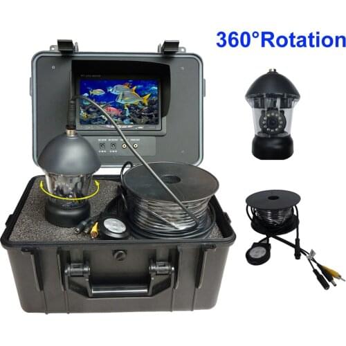 7inch Monitor Underwater Fishing Camera Fish Finder System With DVR 20m Cable 360degree Color Video Camera