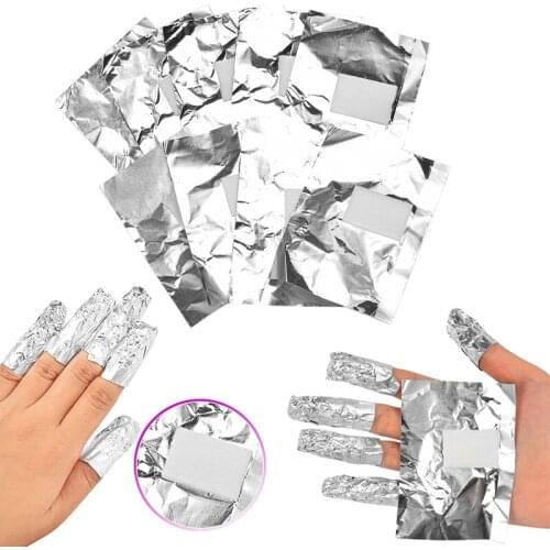 Aluminium Foil Removal Wraps Nail Towel Gel Remover Manicure art Accessories Easy To Cleaner Nail Art Gel Polish Remover Tools