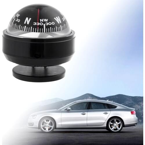 Car Compass Dashboard Dash Mount Navigation Car Boat Truck Camping Hiking Black
