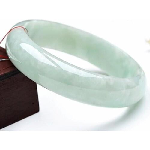 Natural jade bracelet womens luxe light green fashion floating flower for children to send mother pearl bracelet bijoux 팔찌