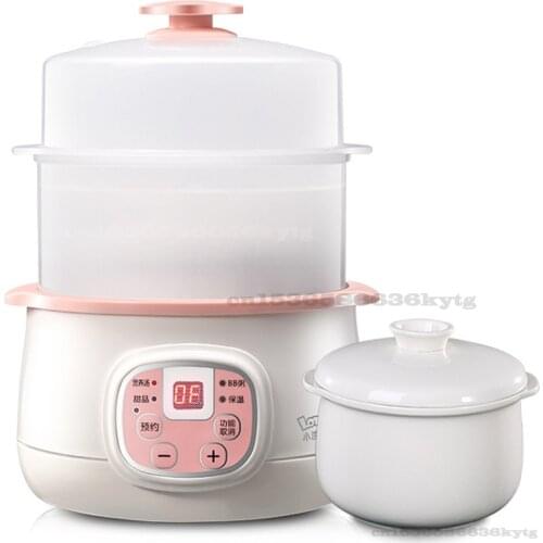 Electric Stewing Pot Household Ceramic Baby Food Soup Pot Porridge Cooking Artifact Intelligent Reservation Heat Preservation