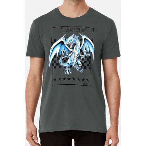 Blue Eyes T Shirt Blue Eyes White Dragon Yu Gi Oh Yugioh Yi Gi Oh Anime Manga Card Game Blue Eyes