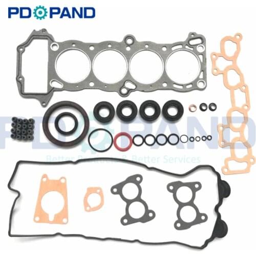 GA16DE GA16DNE Engine Full Rebuilding Gasket Set A0101-74Y87 for Nissan Sunny B14 1597cc 1.6L