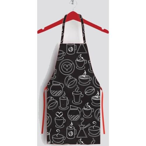 Black Coffee Stain-resistant Kitchen Apron