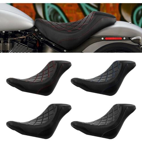 Motorcycle Rider Driver Solo Seat For Harley Softail Slim FLSL FLDE FLHC FLHCS FXBB 2018-2021 2019 2020