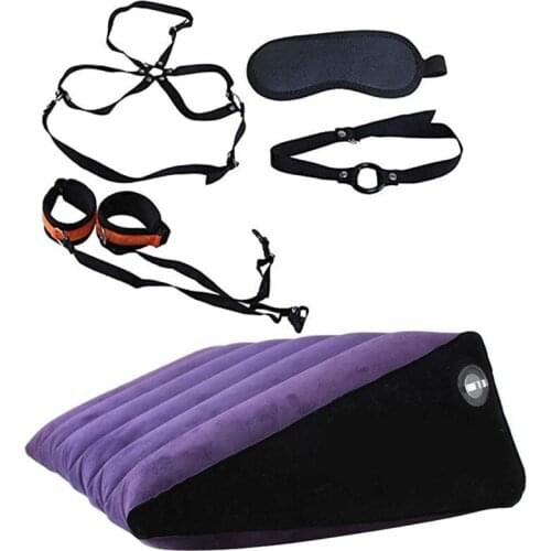 Inflatable Position Pillow Suits Magic Cushion Position Support Pillow With SM Bondage Set Foldable Strong Resistance