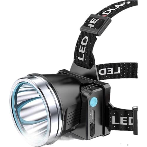 The head-mounted headlight glare charge induction lamp bright xenon lamp light night fishing fishing hunting