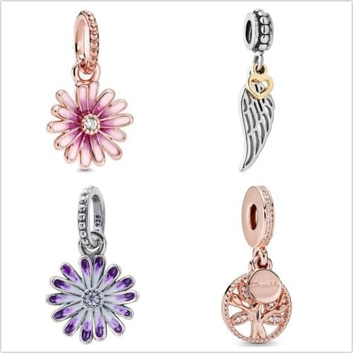 New Original Silver Charm Bead fit Pandora charms silver 925 beads Bracelet for women DIY Jewelry Gift