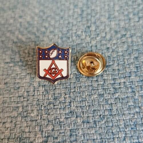 Custom Emblems Factory Prices 100PCS 16mm masonic lapel pin badge emblem