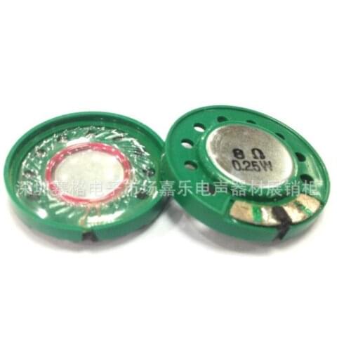 Supply of magnetic environmental protection horn in plastic case of 27mm.29mm 8 ohm 0.5W for toy loudspeaker