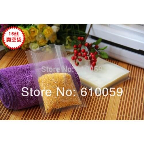 Clear food Vacuum bag Size 18x25cm food packaging bags