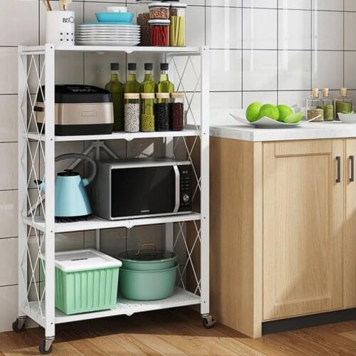 Modern and simple multifunctional metal black household sitting room, bedroom, balcony, kitchen, simple assembly and folding she