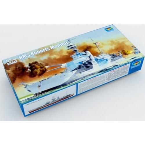 Trumpeter 05335 1/350 HMS Roberts Monitor Ship Plastic Model Warship Kit TH06586-SMT2