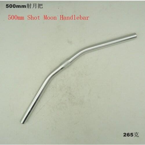 25.4x500/520/540mm Bicycle Handlebar Folding Dead Speed Handlebar Horizontal Aluminum Alloy Swivel Handlebar Straight Shot Moon