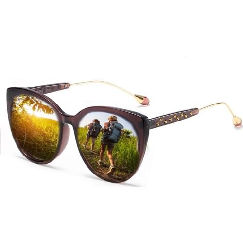 Diamond womens sunglasses noble polarized sun glasses UV400 ultralight frame gafas ladies’ shades lentes de sol Mujer 2021