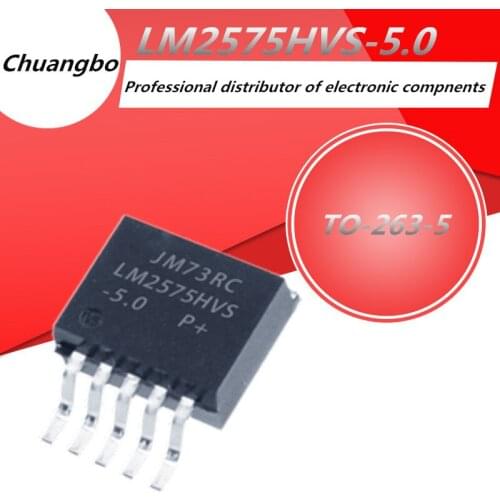 10pcs LM2575HVS LM2575HVS-5.0 5V TO-263-5 Spot IC