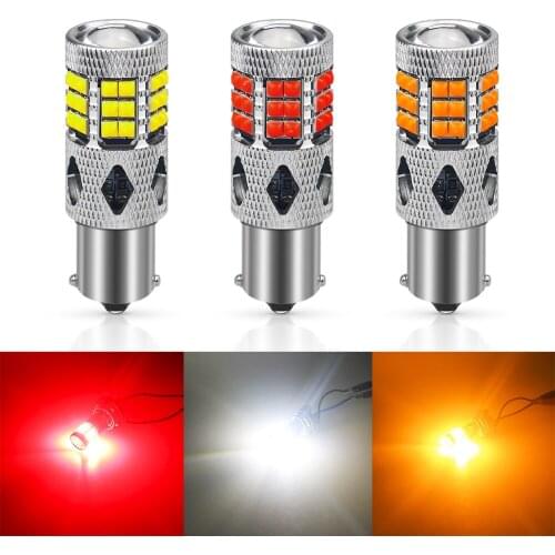 20Pcs PY21w BA15S P21W Led 1156 BAU15S Bulb 3030SMD 39PSC Canbus 1157 Led BAY15D Car Turn Signal Lamp Brake Backup Light 12V