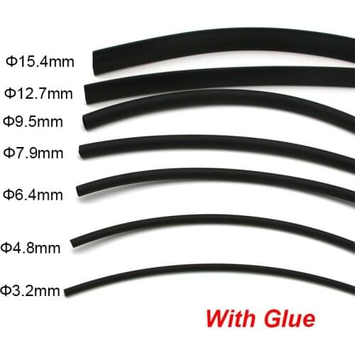 3:1 ratio Water-proof Wall Adhesive Heat Shrink Tubing with Glue Heat-shrinkable Sleeve for Cable Sealing and Connection