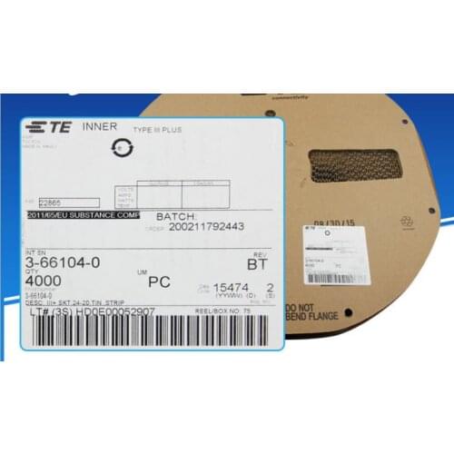 3-66104-0 terminals TE terminals AMP housings connectors terminals 100% new and original parts