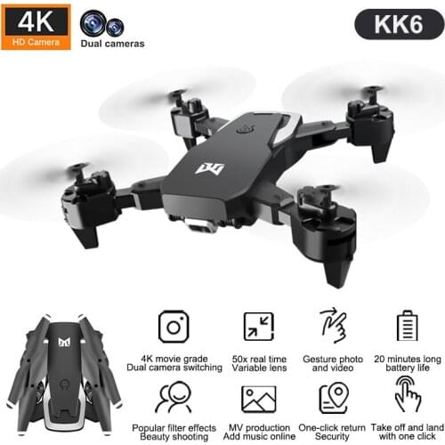 4k drone HD aerial shot fixed high quadcopter folding long-range remote control aircraft toys