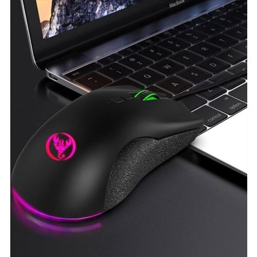 7 Buttons 6400DPI USB Wired Mouse Optical Programmable Mice RGB LED Backlight A0KB