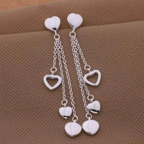 AE294 Trendy wholesale earrings , fashion jewelry , three-core hanging /blzakdga bmmakdta