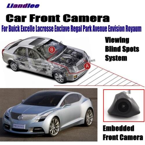 Car Front LOGO Grill Camera For Buick Avenue Excelle Lacrosse Enclave Regal Not Reverse Rearview Parking Camera Wide Angle