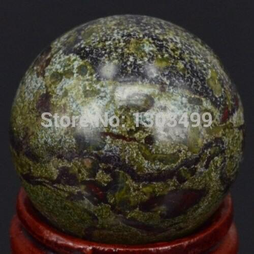 Free Shipping Natural Stone Gemstone 30MM Dragon Blood Stone Sphere Crystal Ball Chakra Healing Reiki Stone Carving Crafts