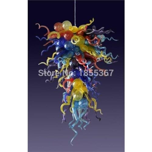 Free Shipping Restaurant Murano Glass Pendant Crystal Chandelier Modern