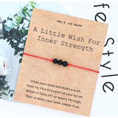 Onyx Wish Bracelet Inner Strength Bracelet Healing Crystals Friendship Bracelet Crystal Jewelry Women Men Healing Crystal Gifts