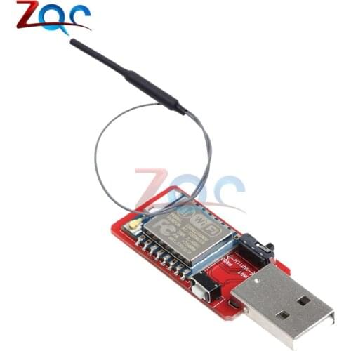 ESP8266 ESP-07 Wi-Fi Wireless Module USB to TTL CH340G Expansion Board 2.4Ghz 3dBi IPEX Antenna for Arduino