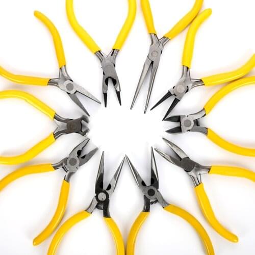 Ferronickel Carbon-Hardened Steel Round Nose End Cutting Jewelry Making DIY Equipment Pliers Fit Handcraft Beadwork Repair