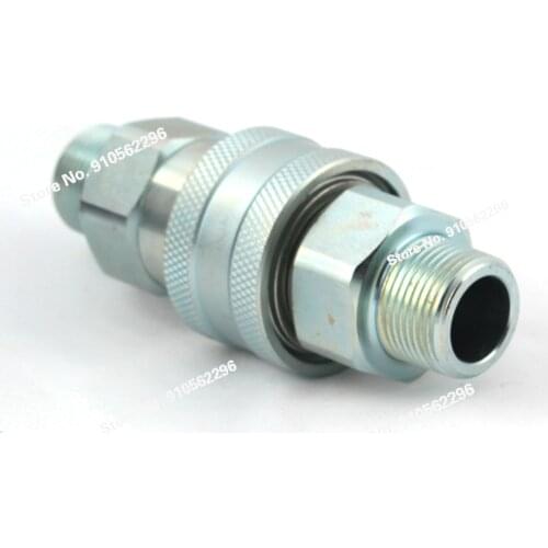 Hydraulic Quick Coupling ISO 7241-1A 1/4 3/8 1/2 1 Inch Stainless Steel BSPT Interchange Male Threaded