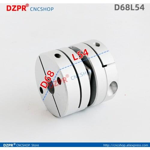 68mm Coupler Single Diaphragm coupling couplings D68L54 12mm 14mm 16mm 12.7mm 15mm 18mm 20mm 24mm 25mm 30mm 32mm 35mm couplings