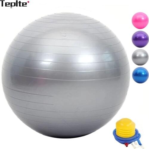 Jojonice Sports Yoga Balls Pilates Fitness Gym Balance Training Fitball Massage Workout Exercise Ball 65cm 75cm 85cm with Pump